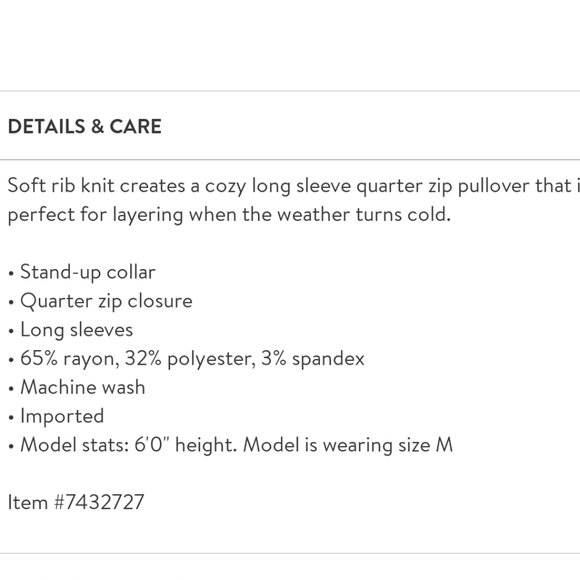 Tailorbyrd quarter zip pull-over - Picture 7 of 8